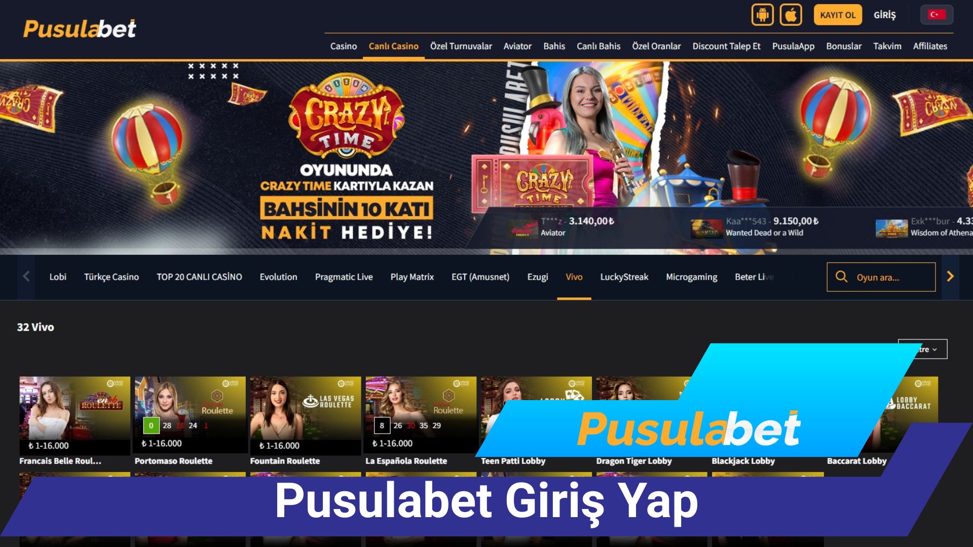 Pusulabet Kesintisiz Giriş